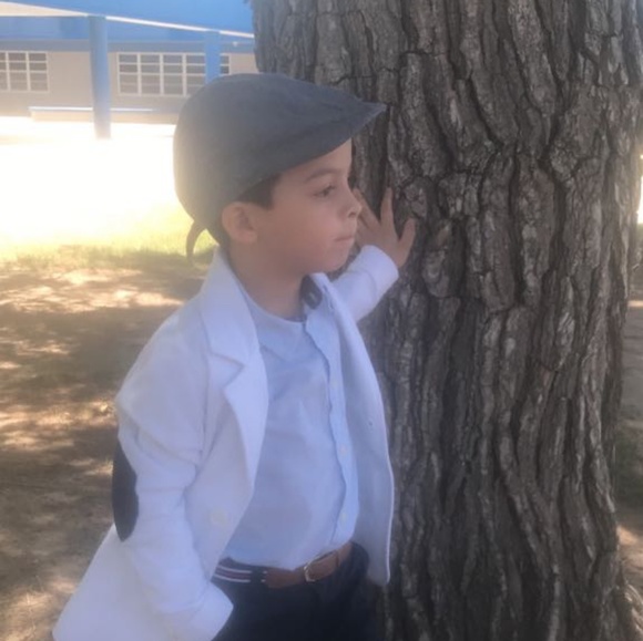 Kids white blazer - Picture 4 of 5